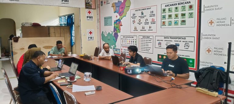 PMI Lombok Barat Perkuat Aksi Antisipatori Banjir Jelang Kunjungan Palang Merah Australia